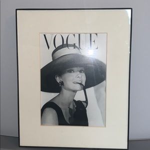 Vogue Audrey Hepburn picture Frame